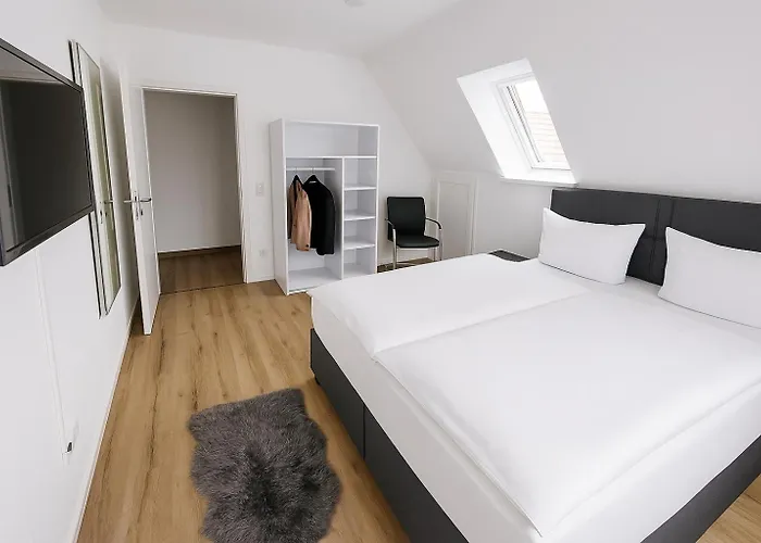 公寓 Ulm City Appartement *